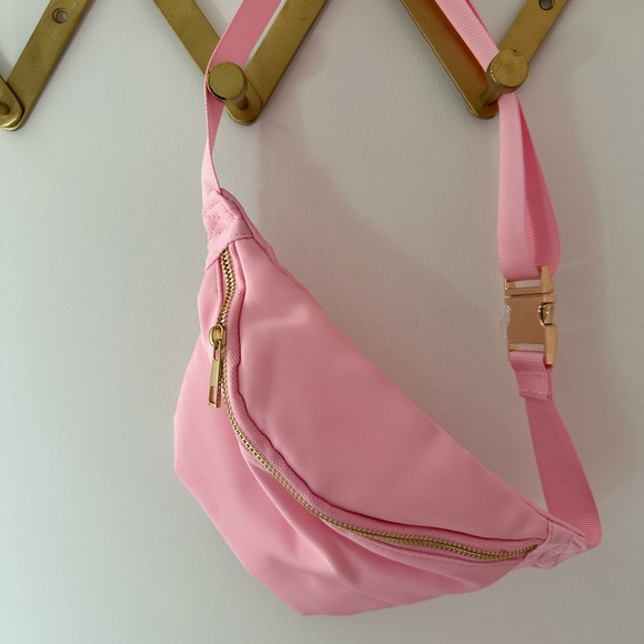 Pink Nylon Fanny Pack - Picture 2 of 3